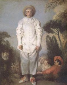 Jean-Antoine Watteau Pierrot also Known as Gilles (mk05) oil painting picture